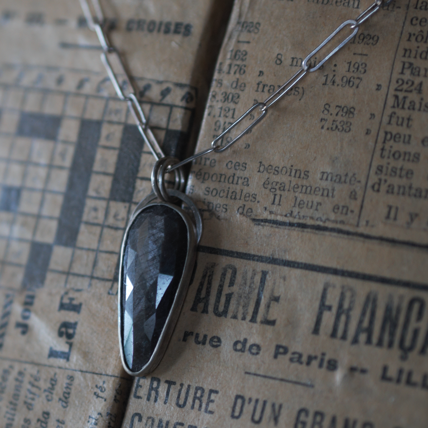 Sapphire Dagger Pendent