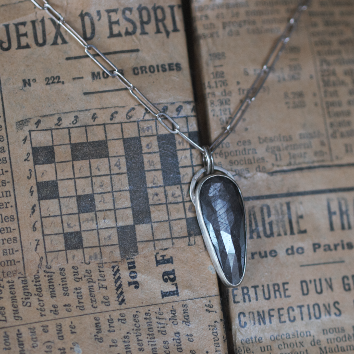 Sapphire Dagger Pendent