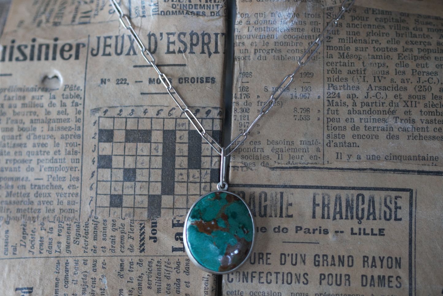 Chrysocolla Pendant