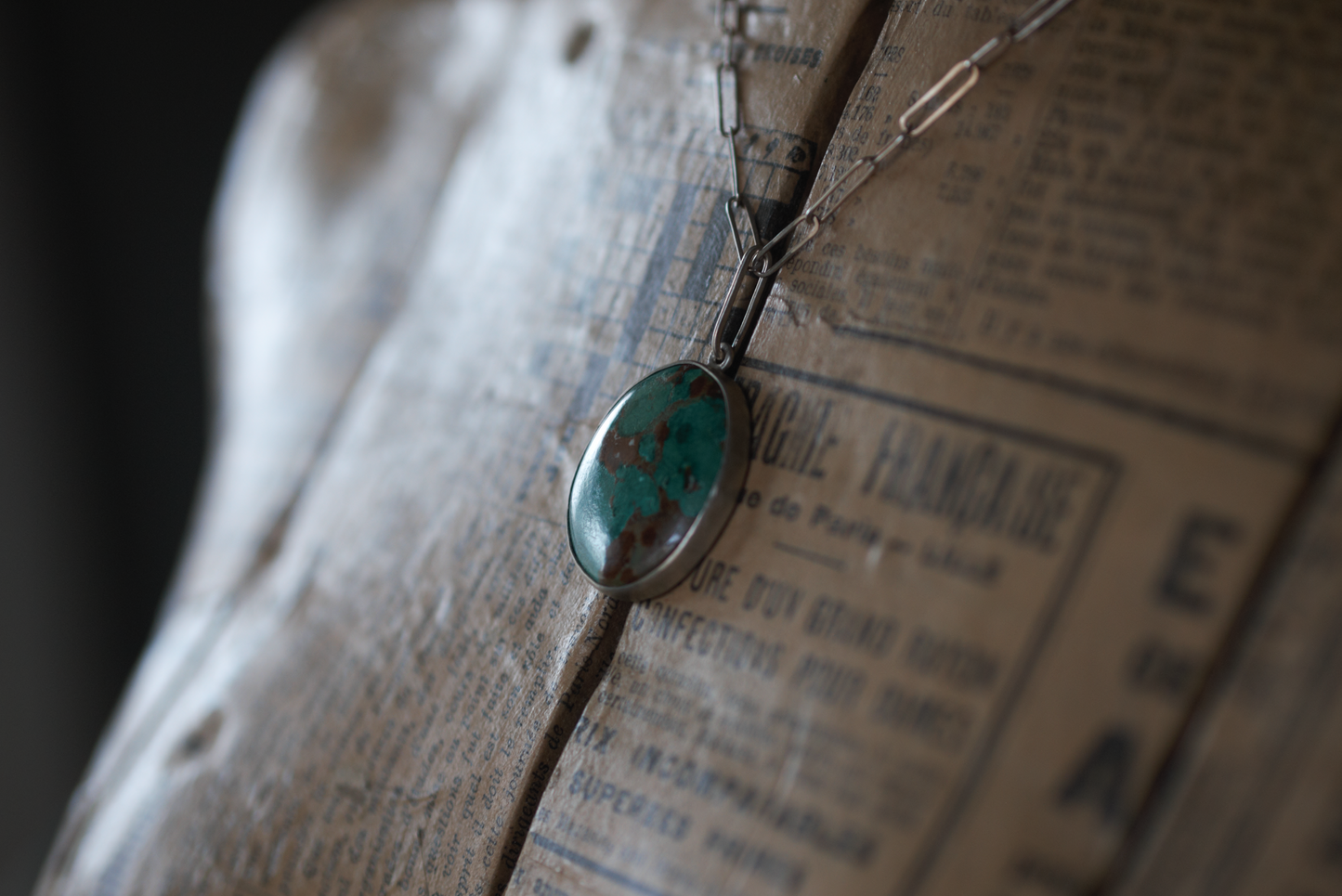 Chrysocolla Pendant