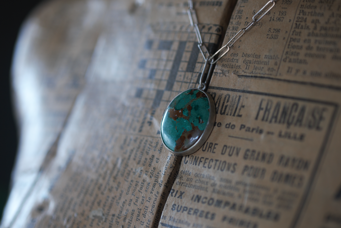 Chrysocolla Pendant