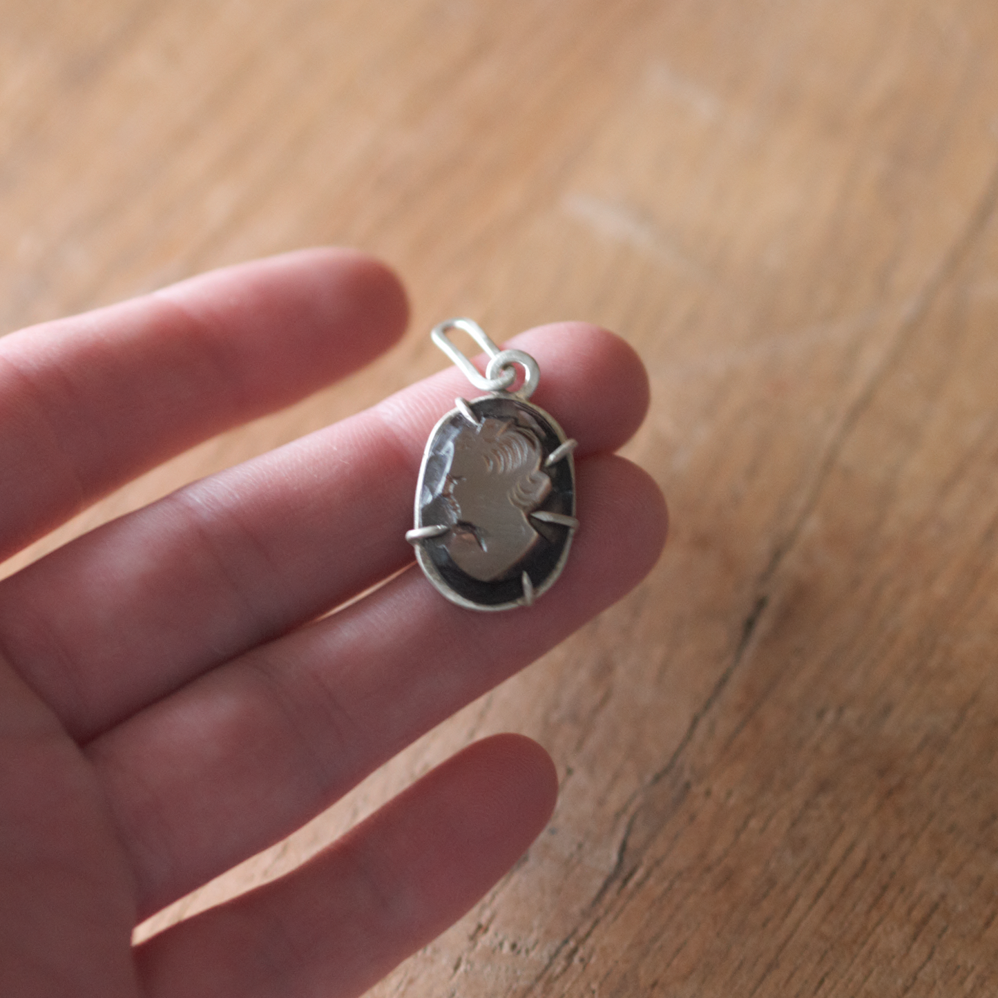 Antique Shell Cameo Pendant