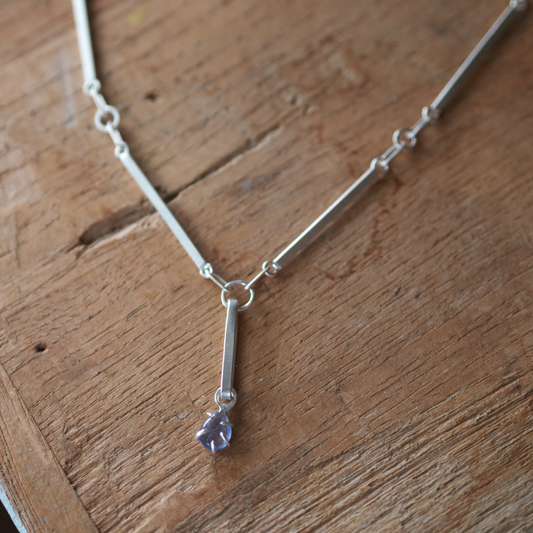 Tanzanite Teardrop Necklace